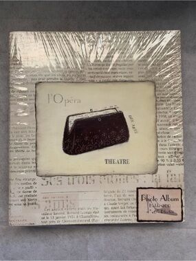 Emily Adams Vintage French L'Opera Purse Photo Album 200 4x6 Photos NWT